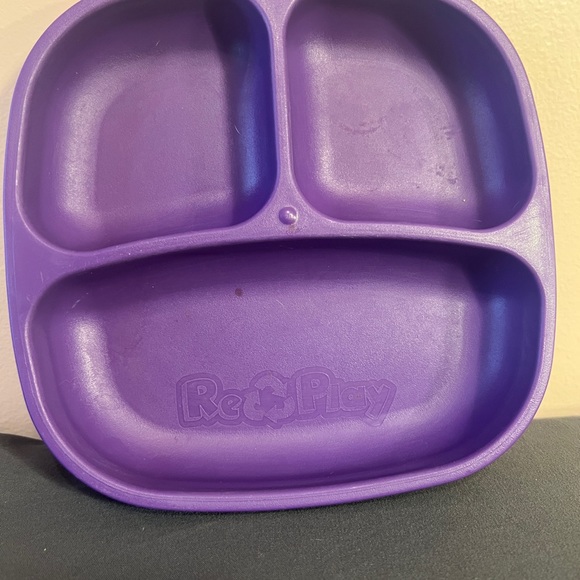 REPLAY Divided Deep Baby Toddler Plates Recycled Eco Friendly BPA Free 8 Plates - Picture 8 of 9
